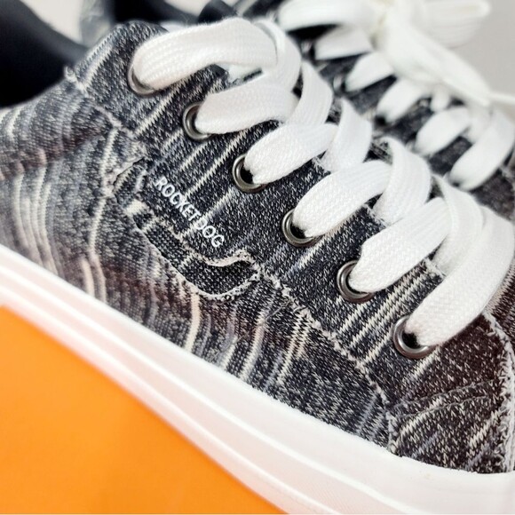 Rocket Dog Women's Grey Cecila Egan Cotton Lace-up Sneakers Size 11 NIB - Picture 10 of 15